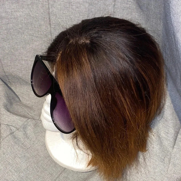 Brunnete Ombré  Lace front bob cut wig - Picture 3 of 11